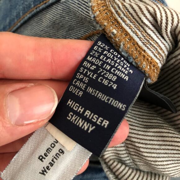 Madewell 9" High-Rise Skinny Jeans: Torn-Knee - Picture 12 of 13
